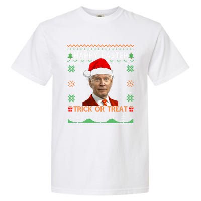 Happy Easter Hlw Funny Joe Biden Christmas Ugly Gift Garment-Dyed Heavyweight T-Shirt