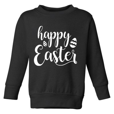 Happy Easter Holiday Toddler Sweatshirt