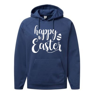 Happy Easter Holiday Performance Fleece Hoodie