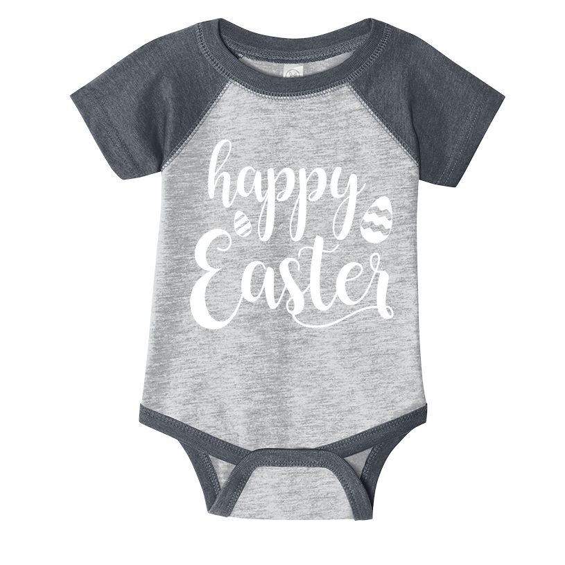 Happy Easter Holiday Infant Baby Jersey Bodysuit