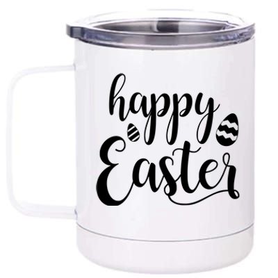 Happy Easter Holiday 12 oz Stainless Steel Tumbler Cup