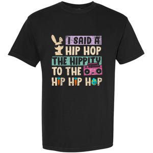 Happy Easter Hip Hop Bunny Sunglasses Garment-Dyed Heavyweight T-Shirt