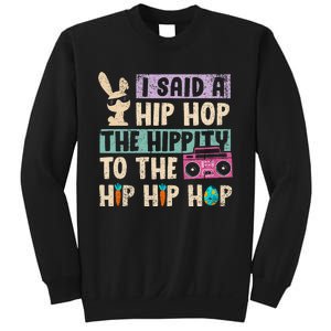 Happy Easter Hip Hop Bunny Sunglasses Sweatshirt