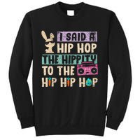 Happy Easter Hip Hop Bunny Sunglasses Sweatshirt