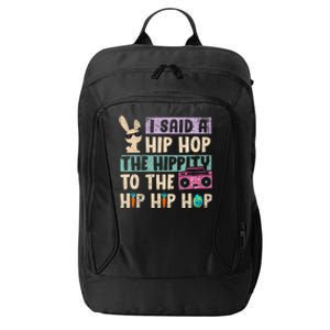 Happy Easter Hip Hop Bunny Sunglasses City Backpack