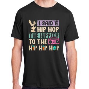 Happy Easter Hip Hop Bunny Sunglasses Adult ChromaSoft Performance T-Shirt