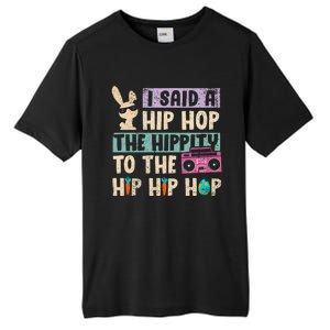 Happy Easter Hip Hop Bunny Sunglasses Tall Fusion ChromaSoft Performance T-Shirt