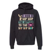 Happy Easter Hip Hop Bunny Sunglasses Premium Hoodie