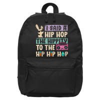 Happy Easter Hip Hop Bunny Sunglasses 16 in Basic Backpack