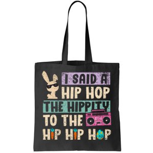 Happy Easter Hip Hop Bunny Sunglasses Tote Bag