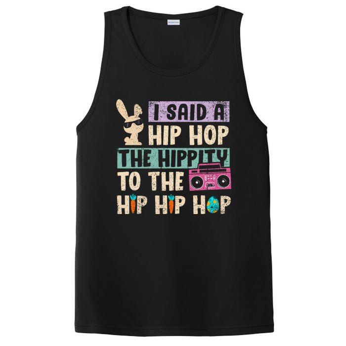 Happy Easter Hip Hop Bunny Sunglasses PosiCharge Competitor Tank