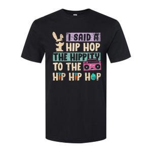 Happy Easter Hip Hop Bunny Sunglasses Softstyle CVC T-Shirt