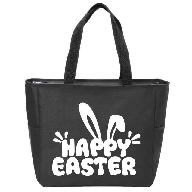 Happy Easter Zip Tote Bag