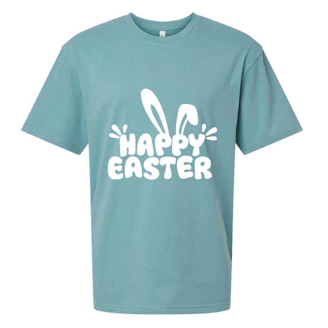 Happy Easter Sueded Cloud Jersey T-Shirt