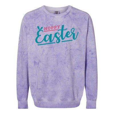 Hoppy Easter Holiday Colorblast Crewneck Sweatshirt