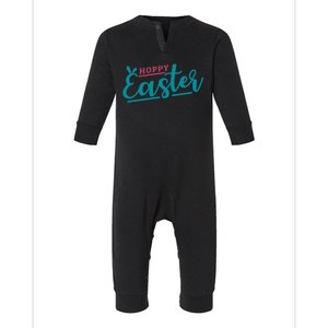 Hoppy Easter Holiday Infant Fleece One Piece