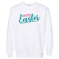 Hoppy Easter Holiday Garment-Dyed Sweatshirt