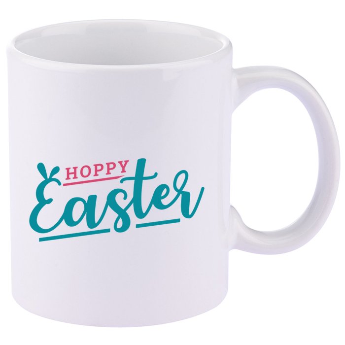Hoppy Easter Holiday 11oz C Handle Ceramic Mug