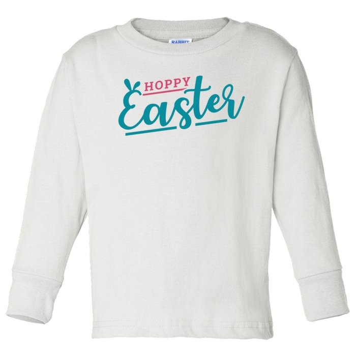 Hoppy Easter Holiday Toddler Long Sleeve Shirt