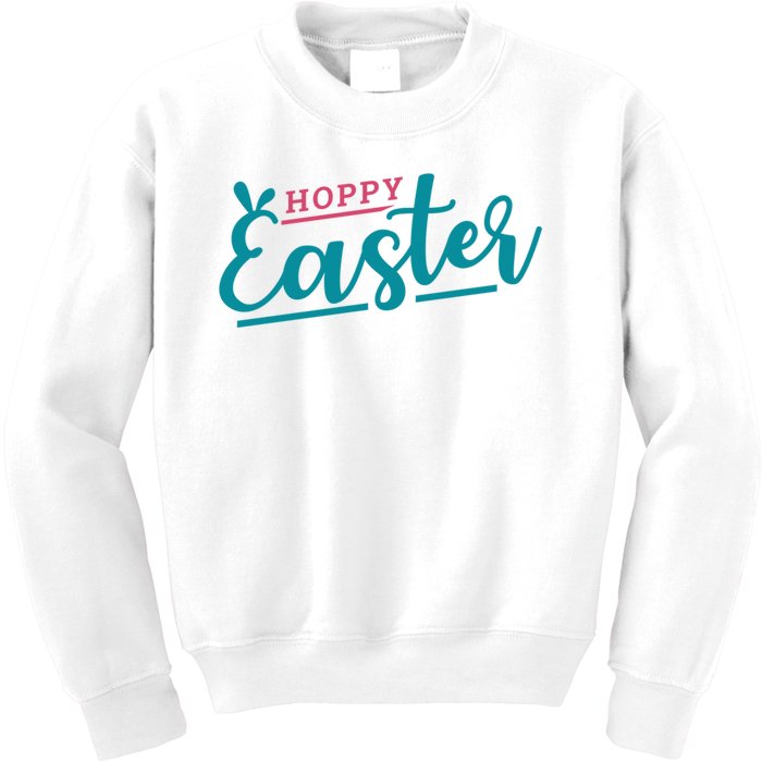 Hoppy Easter Holiday Kids Sweatshirt