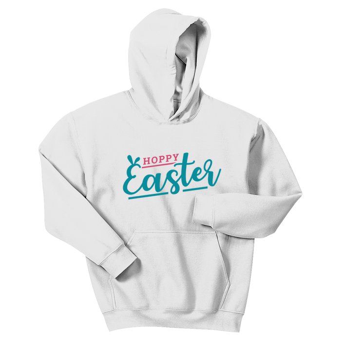 Hoppy Easter Holiday Kids Hoodie