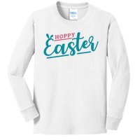 Hoppy Easter Holiday Kids Long Sleeve Shirt