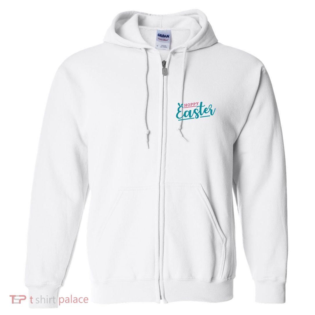 Hoppy Easter Holiday Full Zip Hoodie