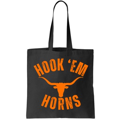 Hook Em Horns Texas Bull Head Bag