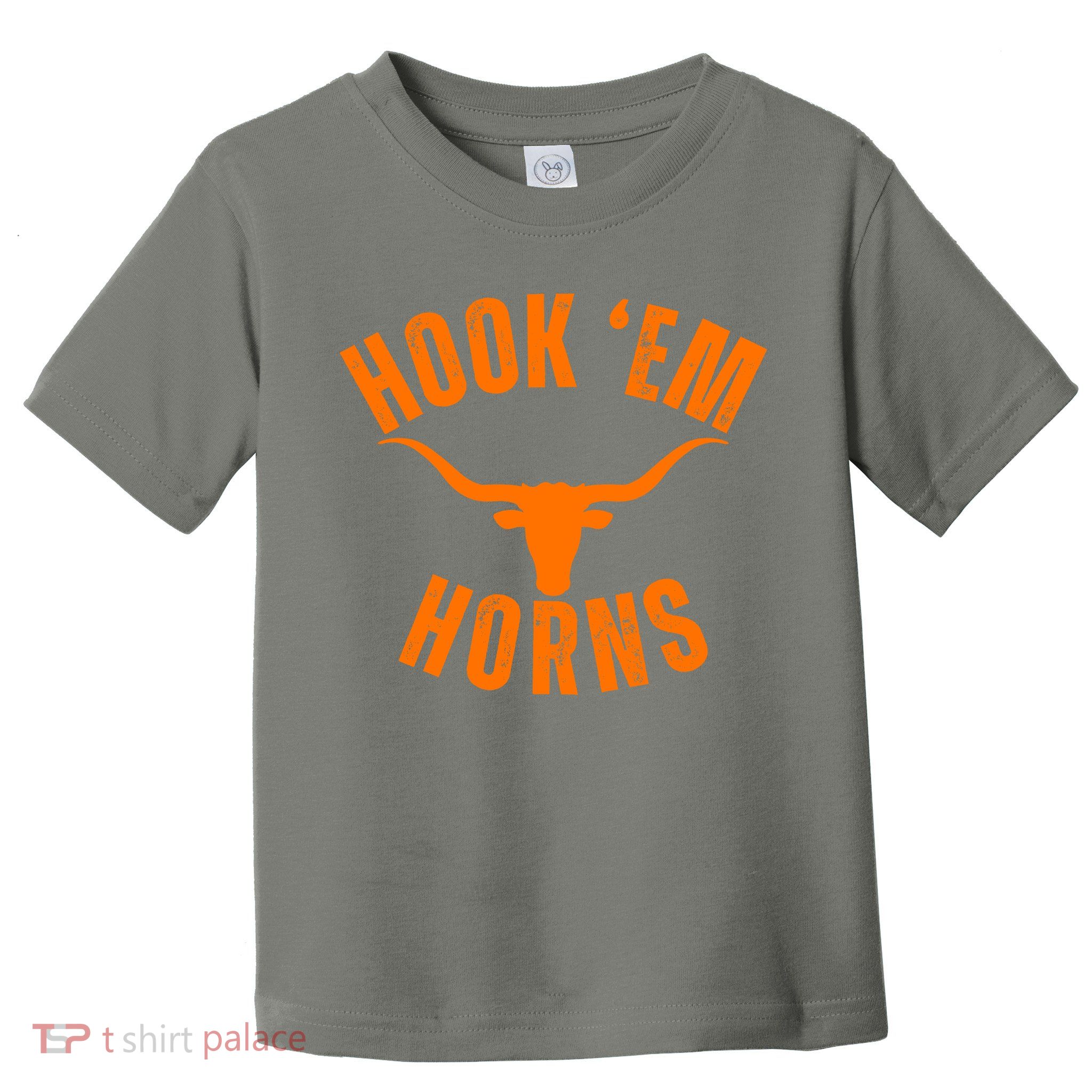 Hook Em Horns Texas Bull Head Toddler T-Shirt