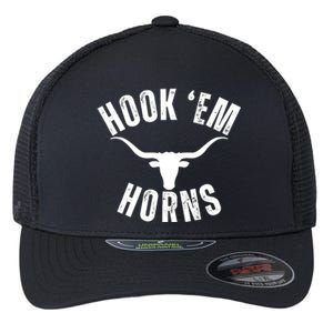 Hook Em Horns Texas State Longhorns Flexfit Unipanel Trucker Cap