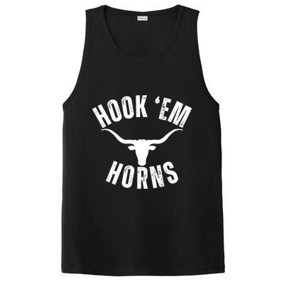 Hook Em Horns Texas State Longhorns PosiCharge Competitor Tank