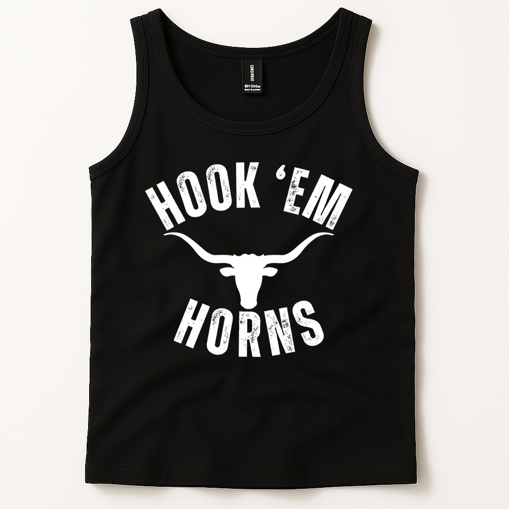 Hook Em Horns Texas State Longhorns Tank Top