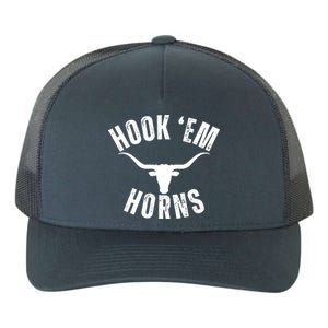 Hook Em Horns Texas State Longhorns Yupoong Adult 5-Panel Trucker Hat