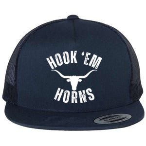 Hook Em Horns Texas State Longhorns Flat Bill Trucker Hat