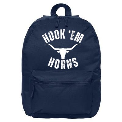 Hook Em Horns Texas State Longhorns 16 in Basic Backpack