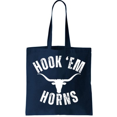 Hook Em Horns Texas State Longhorns Tote Bag