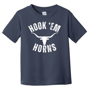 Hook Em Horns Texas State Longhorns Toddler T-Shirt