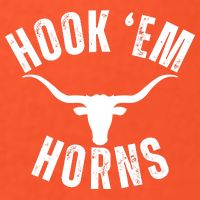 Hook Em Horns Texas State Longhorns USA-Made Doggie Bandana