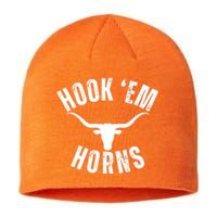 Hook Em Horns Texas State Longhorns Sustainable Beanie