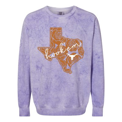 Hook Em Colorblast Crewneck Sweatshirt