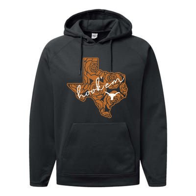 Hook Em Performance Fleece Hoodie