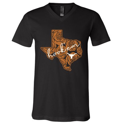 Hook Em V-Neck T-Shirt