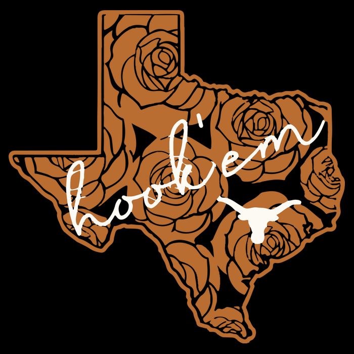 Hook Em 7-Panel Snapback Hat