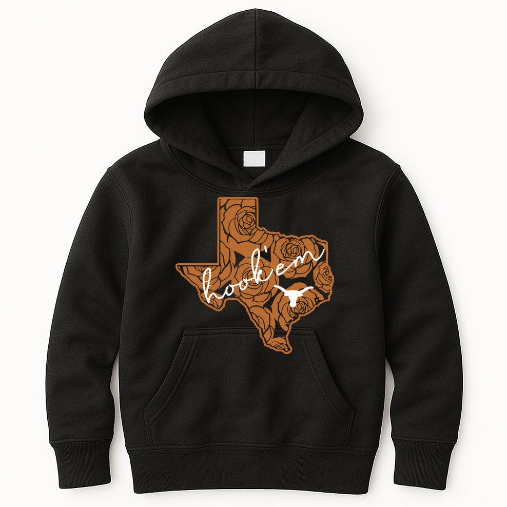 Hook Em Kids Hoodie