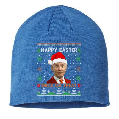 Happy Easter Hlw Funny Joe Biden Christmas Ugly Sweater Gift Sustainable Beanie