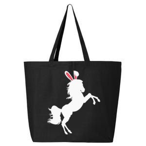 Happy Easter Horse Lover Three Horse Wearing Bunny 25L Jumbo Tote