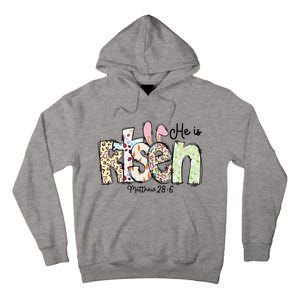 Happy Easter He Is Risen Jesus Christian Tall Hoodie