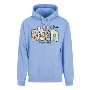 Happy Easter He Is Risen Jesus Christian Unisex Surf Hoodie