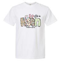 Happy Easter He Is Risen Jesus Christian Garment-Dyed Heavyweight T-Shirt