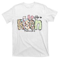 Happy Easter He Is Risen Jesus Christian T-Shirt